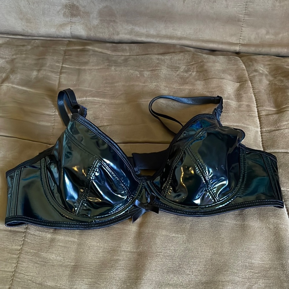 COPY - Black leather lingerie